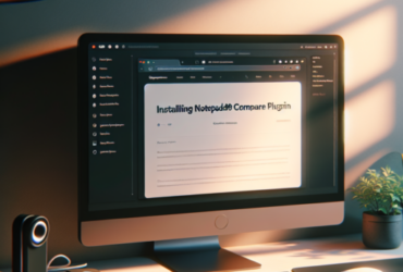 instalar plugin notepad++ compare