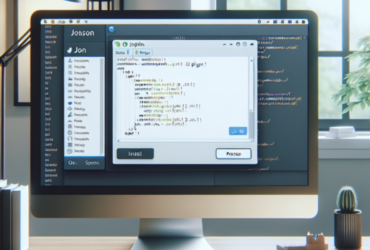 instalar plugin notepad++ json