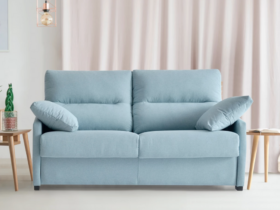 Sofa cama azul cielo