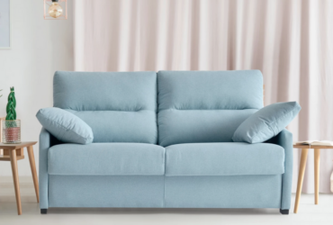 Sofa cama azul cielo